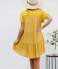 Trendsi Greater Good Half-Button Mini Dress (GHG-S)