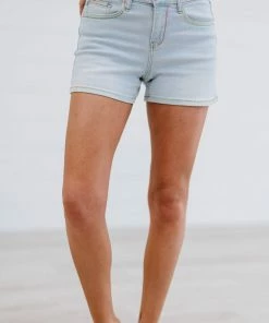 Trendsi Judy Blue Over The Rainbow Full Size Shorts