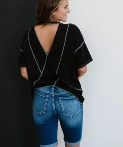 Trendsi You’ve Got This Cutout Back Tee