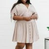 Trendsi Stay A Little Longer Pleated Mini Dress Apparel
