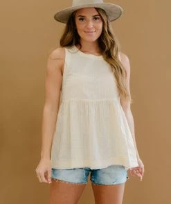 Trendsi Right On Time Sleeveless Blouse