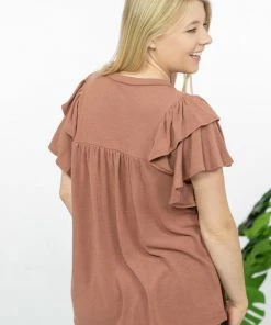 Trendsi Apparel Here We Go Flutter Sleeve Blouse 26 Trendsi Apparel Here We Go Flutter Sleeve Blouse