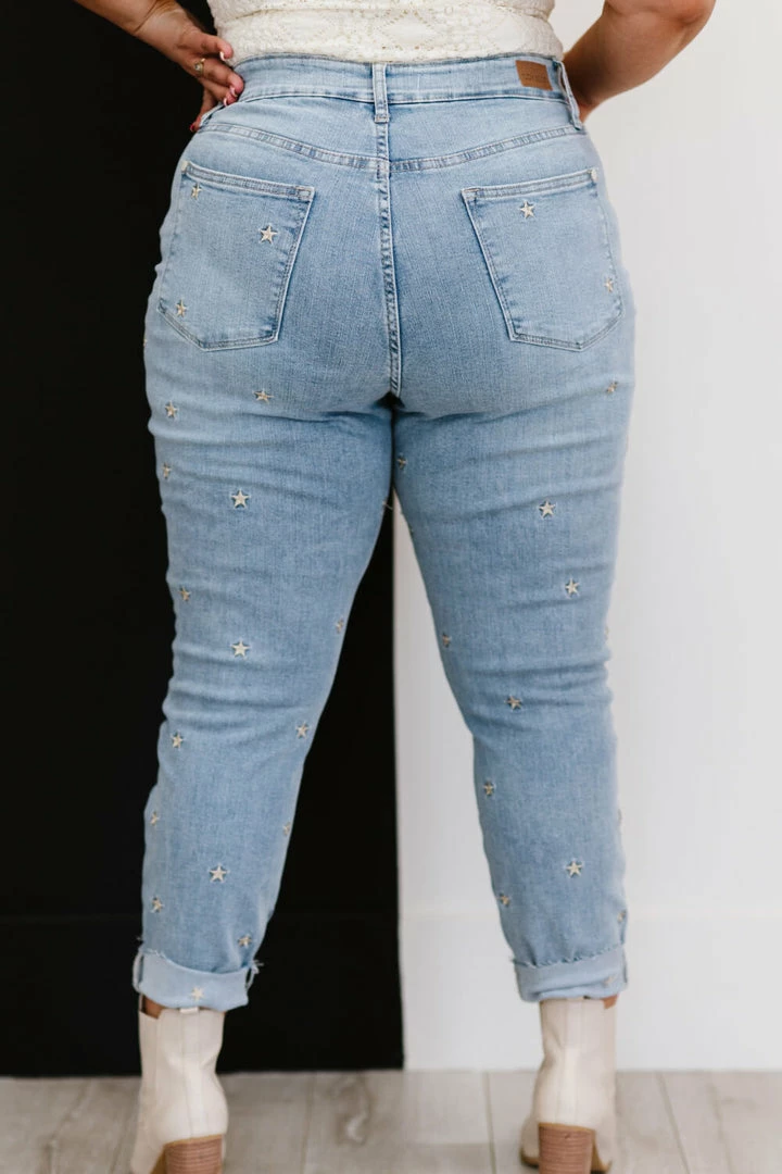 Trendsi Judy Blue All The Stars Embroidered Skinny Jeans Apparel 9 Trendsi Judy Blue All The Stars Embroidered Skinny Jeans Apparel