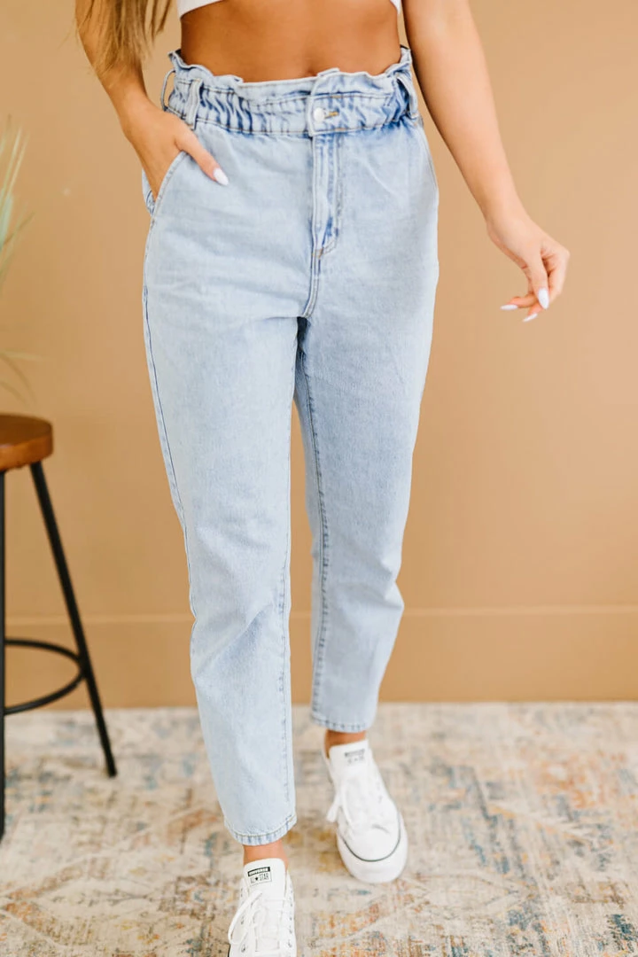 Trendsi Megan Paperbag Waist Barrel Jean Apparel 6 Trendsi Megan Paperbag Waist Barrel Jean Apparel