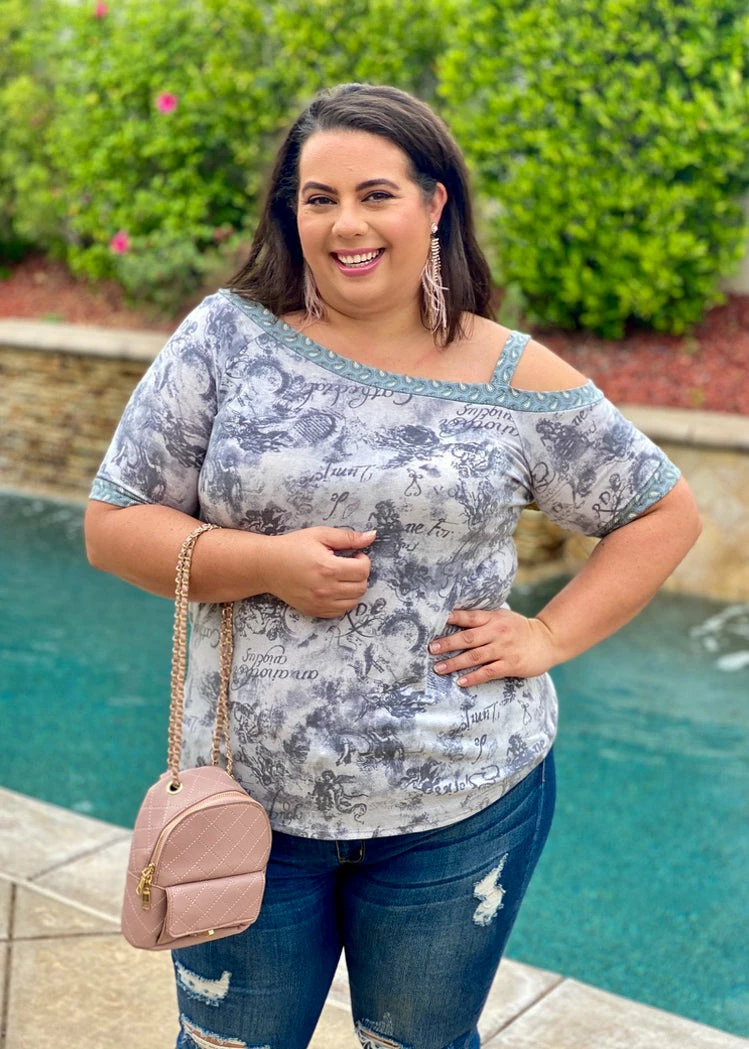 Boutique Simplified Travel Dreams Off Shoulder Tunic 4 Boutique Simplified Travel Dreams Off Shoulder Tunic