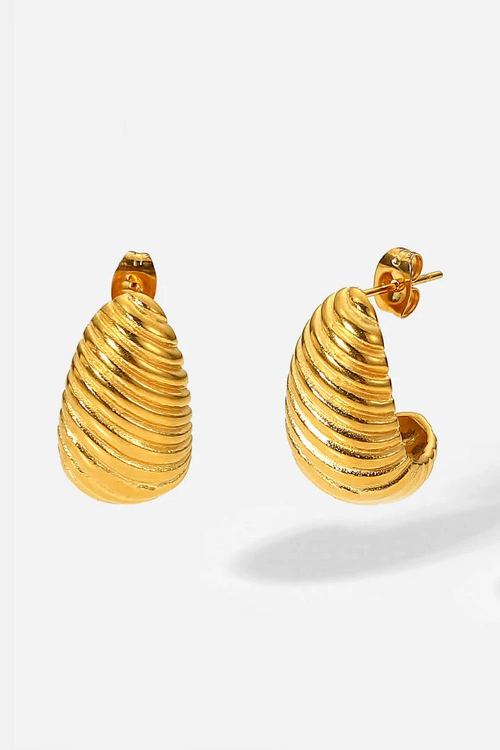 Trendsi Shell Shore Spiral Stud Earrings Apparel 1 Trendsi Shell Shore Spiral Stud Earrings Apparel
