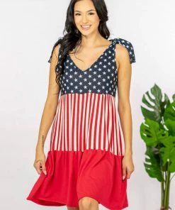 Trendsi Stars And Stripes Dress