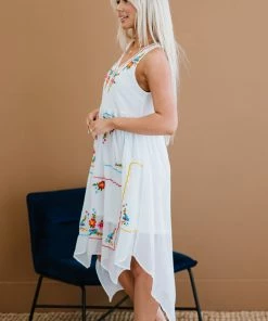 Trendsi Fun In The Sun Embroidered Dress