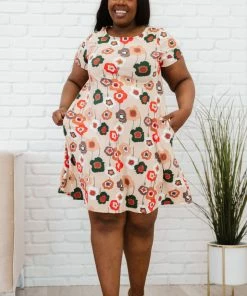 Trendsi Flower Market Floral Dress With Pockets (GHG-S) GHG- Shop Singles