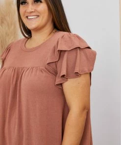 Trendsi Apparel Here We Go Flutter Sleeve Blouse 17 Trendsi Apparel Here We Go Flutter Sleeve Blouse