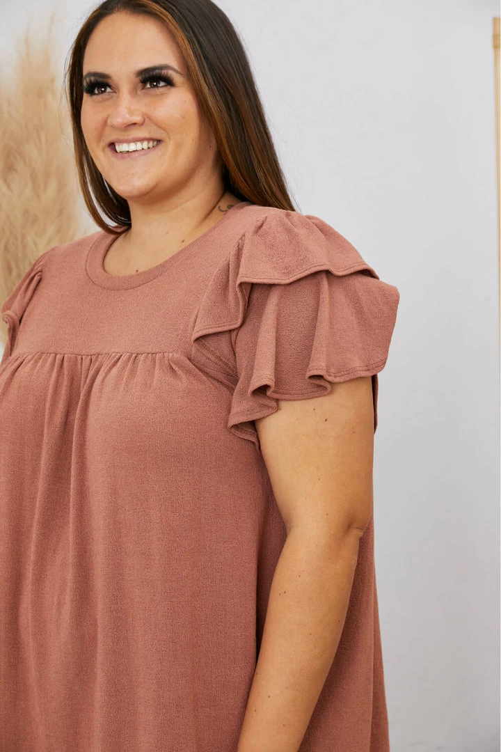 Trendsi Apparel Here We Go Flutter Sleeve Blouse 4 Trendsi Apparel Here We Go Flutter Sleeve Blouse