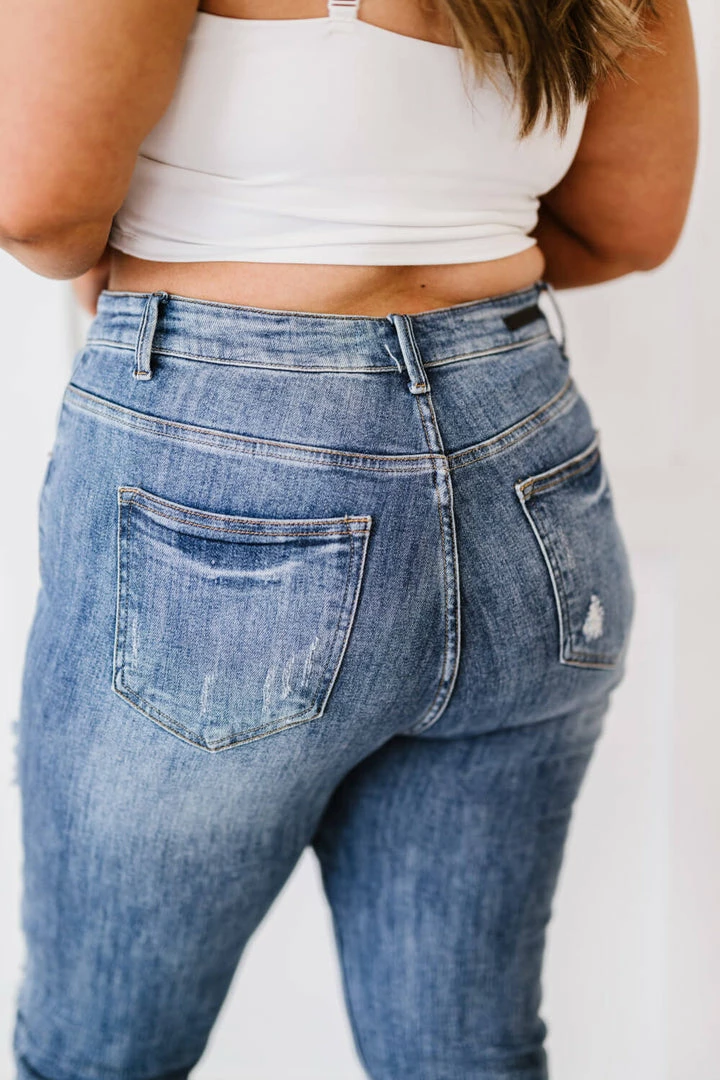 Trendsi RISEN Melissa High Rise Distressed Skinny Jeans 4 Trendsi RISEN Melissa High Rise Distressed Skinny Jeans