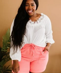 Trendsi Ladue Crochet Trim Top (GHG-S) GHG- Shop Singles 21 Trendsi Ladue Crochet Trim Top (GHG-S) GHG- Shop Singles