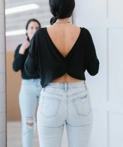 Trendsi Kimberly C Come Home Twist Back Top