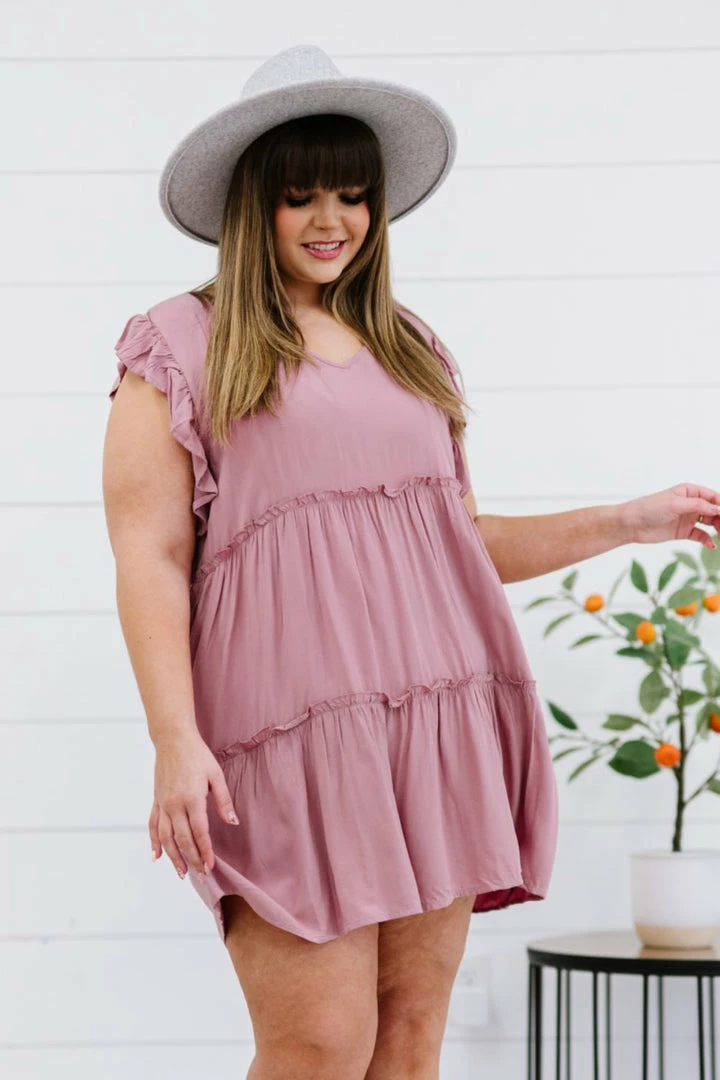 Trendsi Call Me Later Tiered Mini Dress In Light Rose 3 Trendsi Call Me Later Tiered Mini Dress In Light Rose