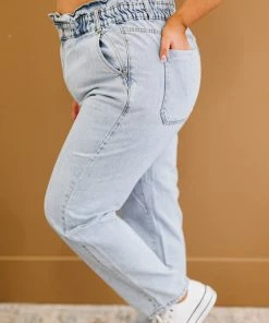 Trendsi Megan Paperbag Waist Barrel Jean Apparel 12 Trendsi Megan Paperbag Waist Barrel Jean Apparel
