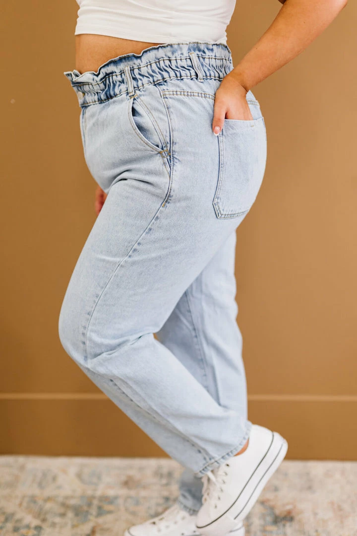Trendsi Megan Paperbag Waist Barrel Jean Apparel 3 Trendsi Megan Paperbag Waist Barrel Jean Apparel