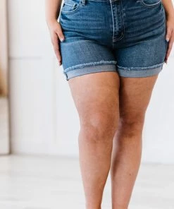 Trendsi Kancan Quinn Full Size Folded Shorts