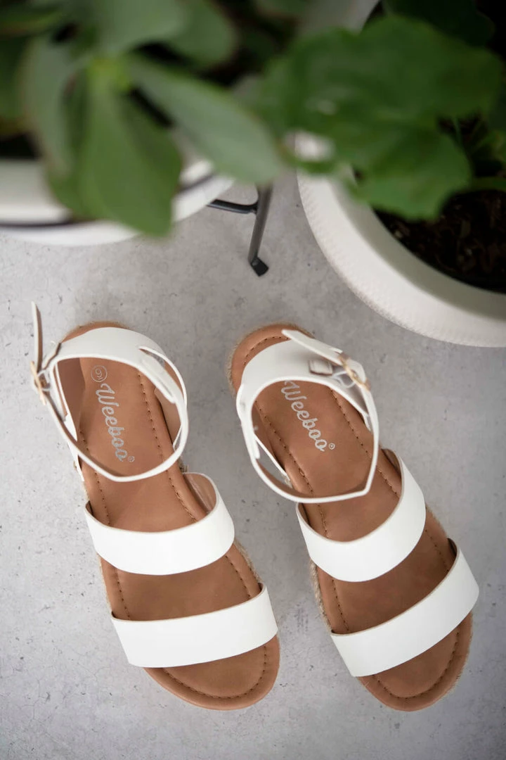 Trendsi Apparel On The Doorstep Espadrille Platform Sandals In White 6 Trendsi Apparel On The Doorstep Espadrille Platform Sandals In White