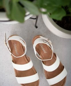 Trendsi GHG- Shop Singles On The Doorstep Espadrille Platform Sandals In White (GHG-7.5)