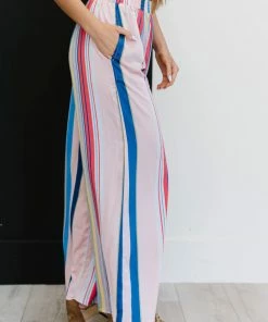 Trendsi Apparel Striped Satin Pants