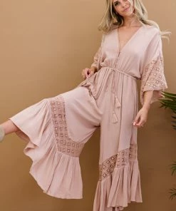 Trendsi Isn't She Lovely Lace Detail Jumpsuit