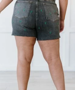 Trendsi Judy Blue Saguaro Dreams Full Size Cactus Embroidered Shorts 23 Trendsi Judy Blue Saguaro Dreams Full Size Cactus Embroidered Shorts