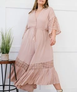 Trendsi Isn't She Lovely Lace Detail Jumpsuit