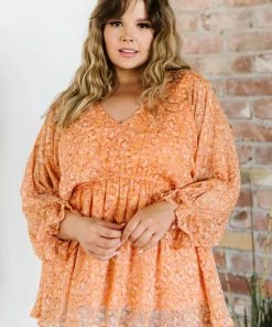 Trendsi Those Three Words Floral Blouse Apparel