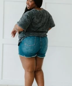 Trendsi Flashback Acid Wash Pocket Tee