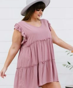 Trendsi Call Me Later Tiered Mini Dress In Light Rose 18 Trendsi Call Me Later Tiered Mini Dress In Light Rose