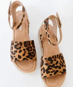 Trendsi Every Step Espadrille Platform Sandal In Leopard