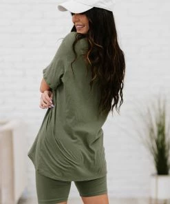 Trendsi Apparel Rollercoaster Vibes Tee In Ash Olive 17 Trendsi Apparel Rollercoaster Vibes Tee In Ash Olive