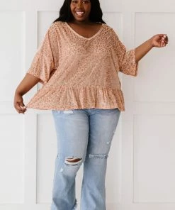 Trendsi Apparel Cheers To You Leopard Burnout Top 18 Trendsi Apparel Cheers To You Leopard Burnout Top