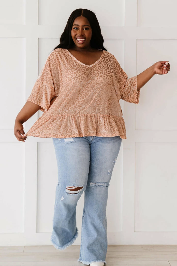 Trendsi Apparel Cheers To You Leopard Burnout Top 7 Trendsi Apparel Cheers To You Leopard Burnout Top