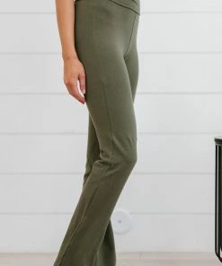 Trendsi Keep It Up Flare Yoga Pants In Light Olive 14 Trendsi Keep It Up Flare Yoga Pants In Light Olive