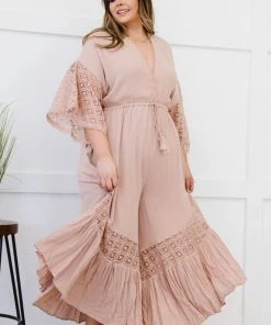 Trendsi Isn't She Lovely Lace Detail Jumpsuit