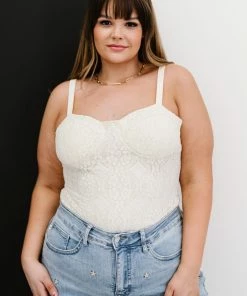 Trendsi GHG- Shop Singles The Best Part Lace Bustier Bodysuit (GHG-S, L)