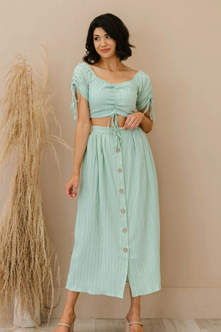 Trendsi Look At Me Crop Top And Midi Skirt Set 2 Trendsi Look At Me Crop Top And Midi Skirt Set