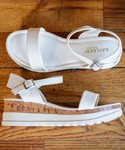 Trendsi Step By Step Wedge Sandals In White Apparel 6 Trendsi Step By Step Wedge Sandals In White Apparel