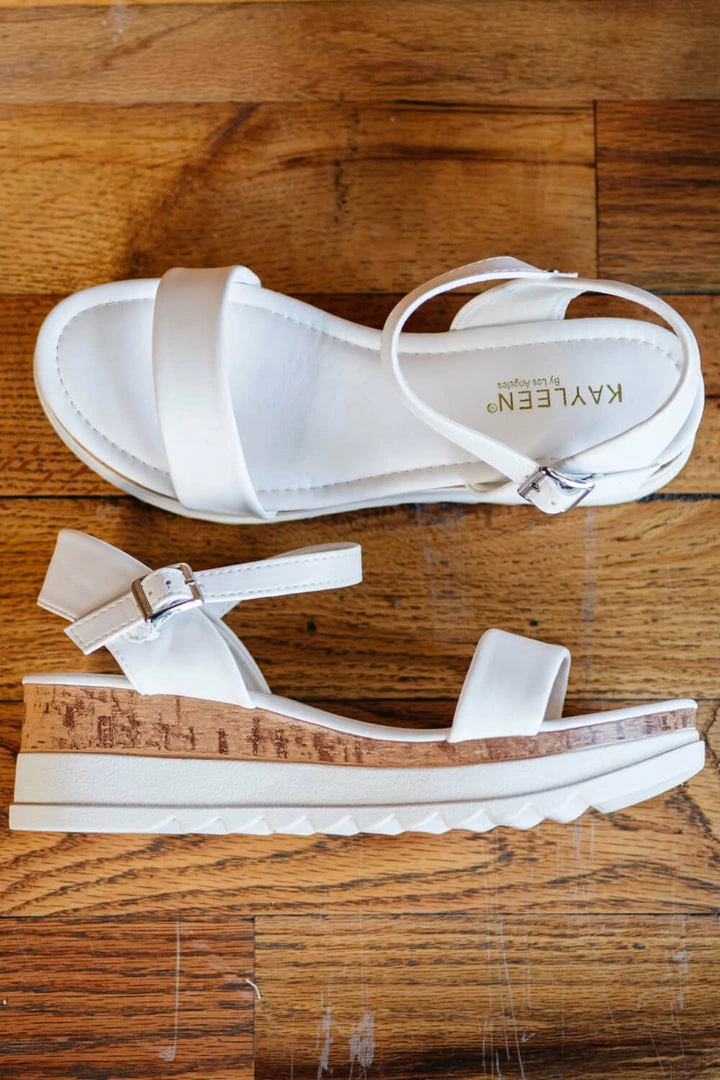 Trendsi Step By Step Wedge Sandals In White Apparel 3 Trendsi Step By Step Wedge Sandals In White Apparel
