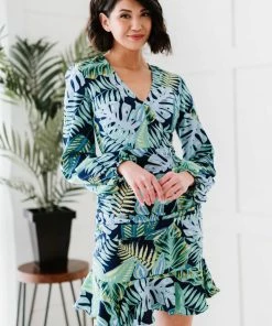 Trendsi Apparel Resort Ruffle Hem Dress