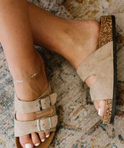 Trendsi Walk With Me Buckled Soft Footbed Sandals In Taupe 8 Trendsi Walk With Me Buckled Soft Footbed Sandals In Taupe