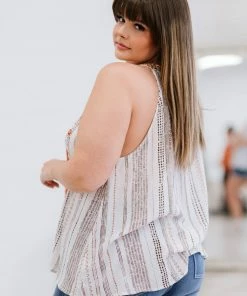 Trendsi Serenade Me Embroidered Sleeveless Blouse