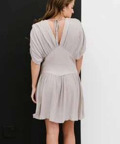 Trendsi Stay A Little Longer Pleated Mini Dress Apparel