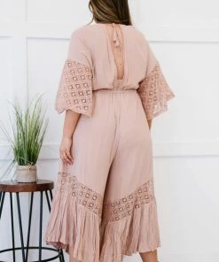 Trendsi Isn't She Lovely Lace Detail Jumpsuit