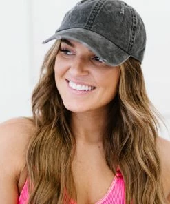 Trendsi To The Ballgame Distressed Baseball Cap