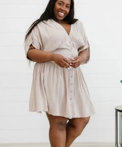 Trendsi Stay A Little Longer Pleated Mini Dress Apparel