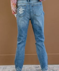 Trendsi Judy Blue Time To Roll Distressed Boyfriend Jeans Apparel
