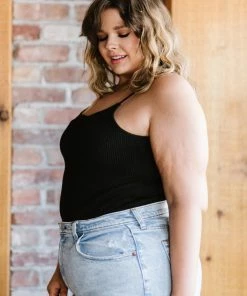 Trendsi Laced-Up Luxe Ribbed Bodysuit